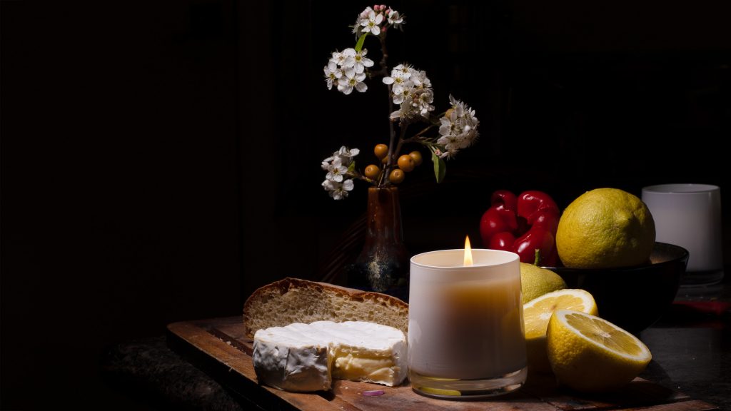 Lemon Scented Candle.