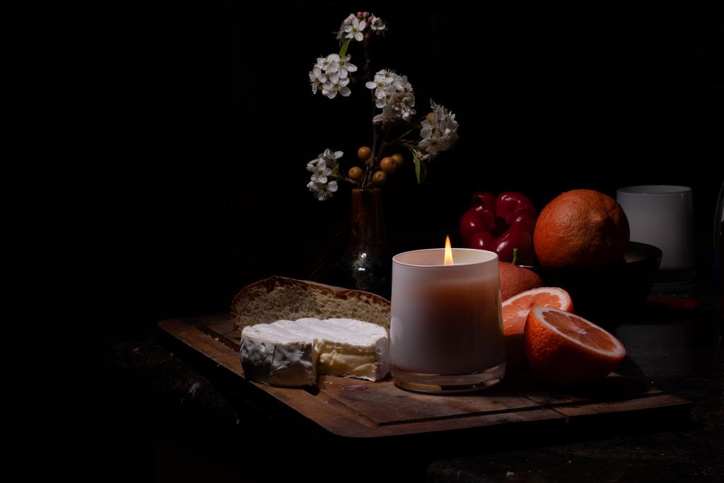 Orange Scented Candle.